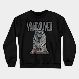 Lion’s Gate Bridge Statue, Vancouver Crewneck Sweatshirt